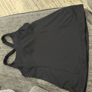 Lululemon black Luxtreme tank with criss cross straps